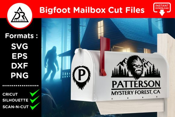 Bring the Legend Home: The Bigfoot Mailbox SVG Cut Files