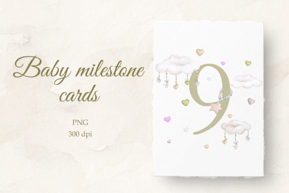Capturing Nine Months: A Watercolor Milestone Keepsake