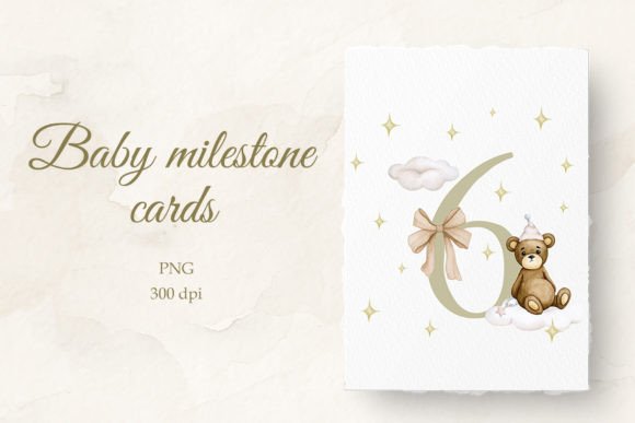 Capturing the Half-Year Glow: Watercolor Magic for Your Baby's Milestones