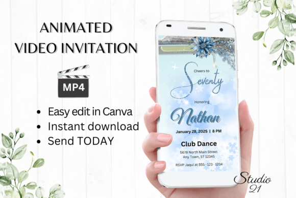 Celebrate in Style: The Ultimate 70th Birthday Video Invitation