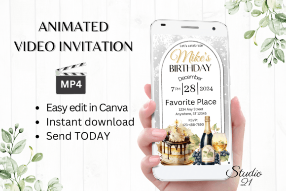 Effortless Celebrations: Crafting Your Digital Birthday Party Invitation