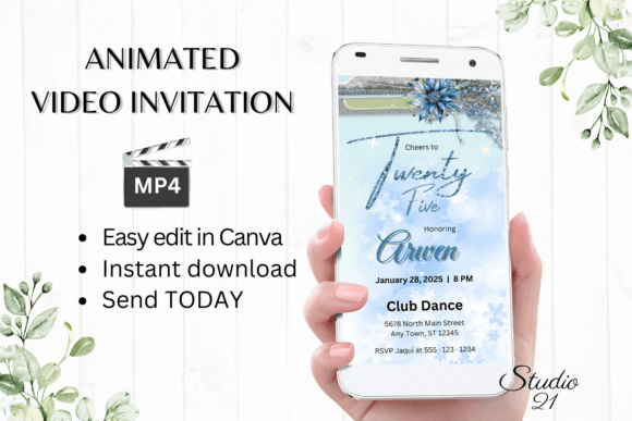 Effortless Celebrations: The Magic of the 25th Birthday Invitation