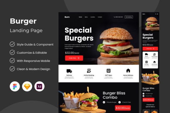 Ignite Sales: The Burn Burger Landing Page Experience