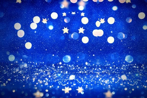 Illuminate Your Holiday Designs with a Festive Golden Bokeh Backdrop