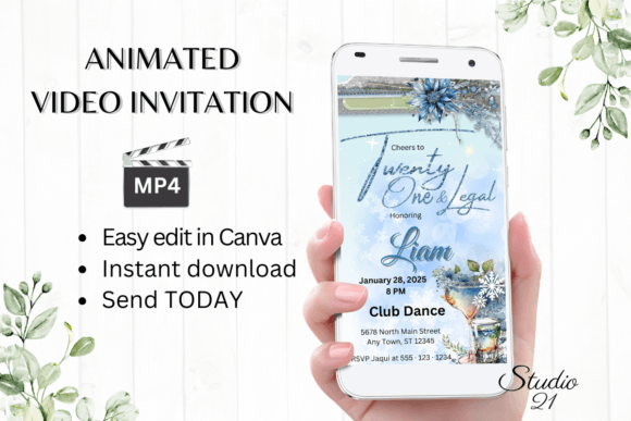 Make Your 21st Birthday Unforgettable with a Custom Video Invitation