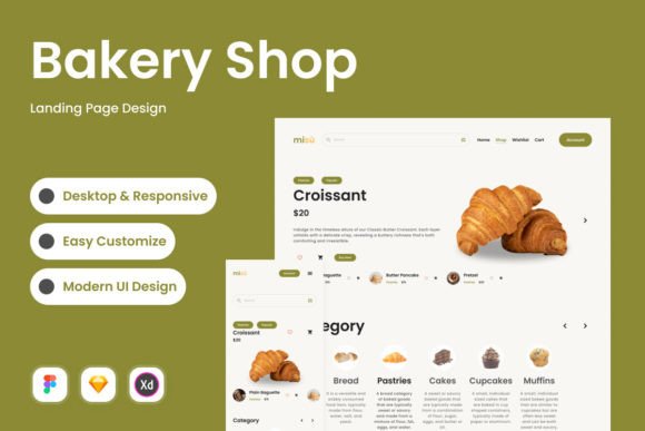 Misu V2: A Fresh Slice of Digital Design for Bakeries