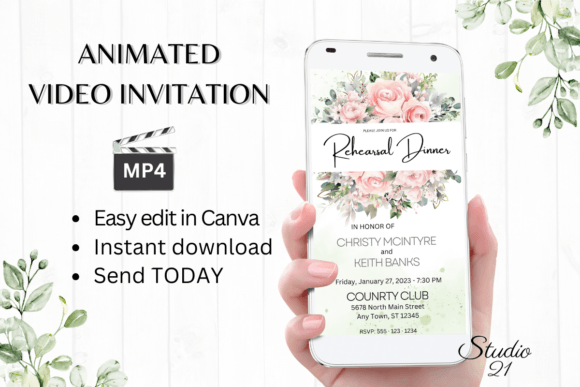 Plan Your Perfect Rehearsal Dinner with Pink Roses Invites