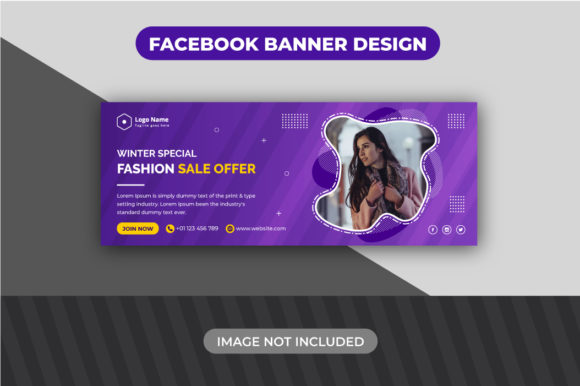 Refresh Your Brand with the Violet Winter Sale Facebook Banner