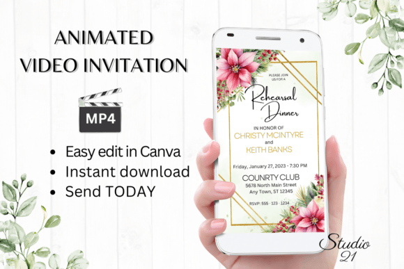 Simplify Your Holiday Planning with a Dynamic Animated Invite