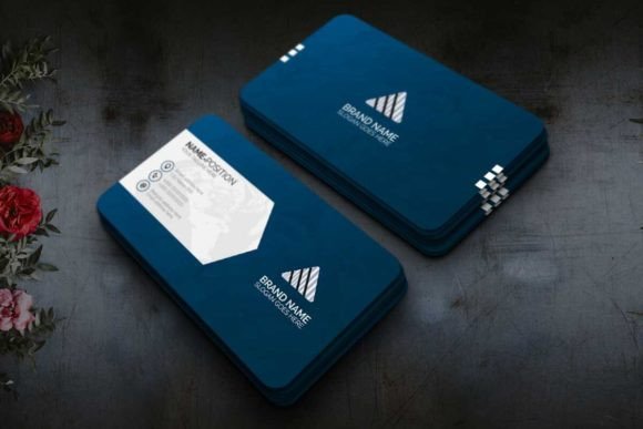 The Modern Blue Business Card: A Professional Template for Lasting Impressions